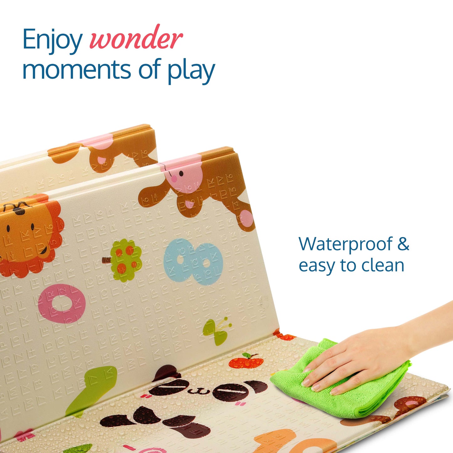 Jungle Time Double Sided Water Proof Baby Play Mat