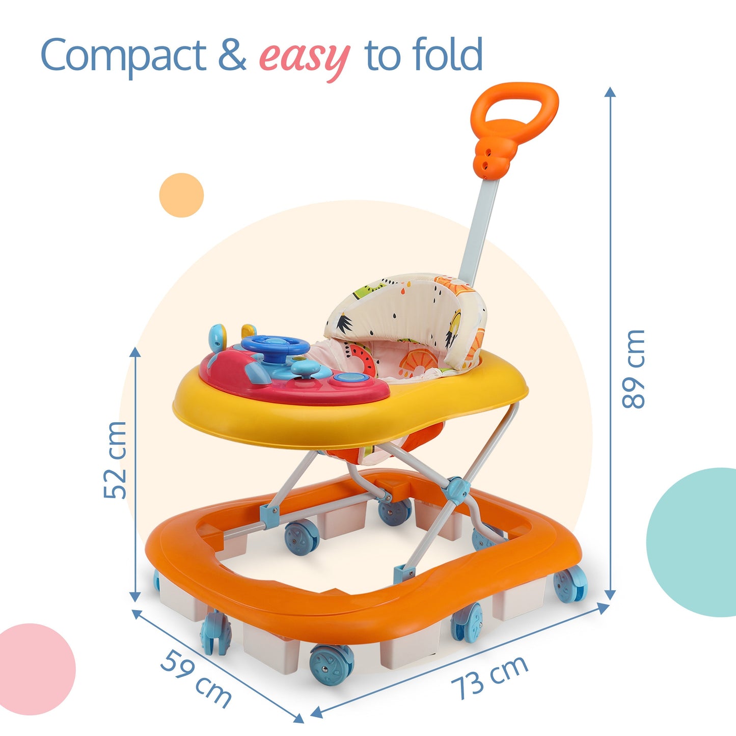 Sunshine Baby Walker (Orange)