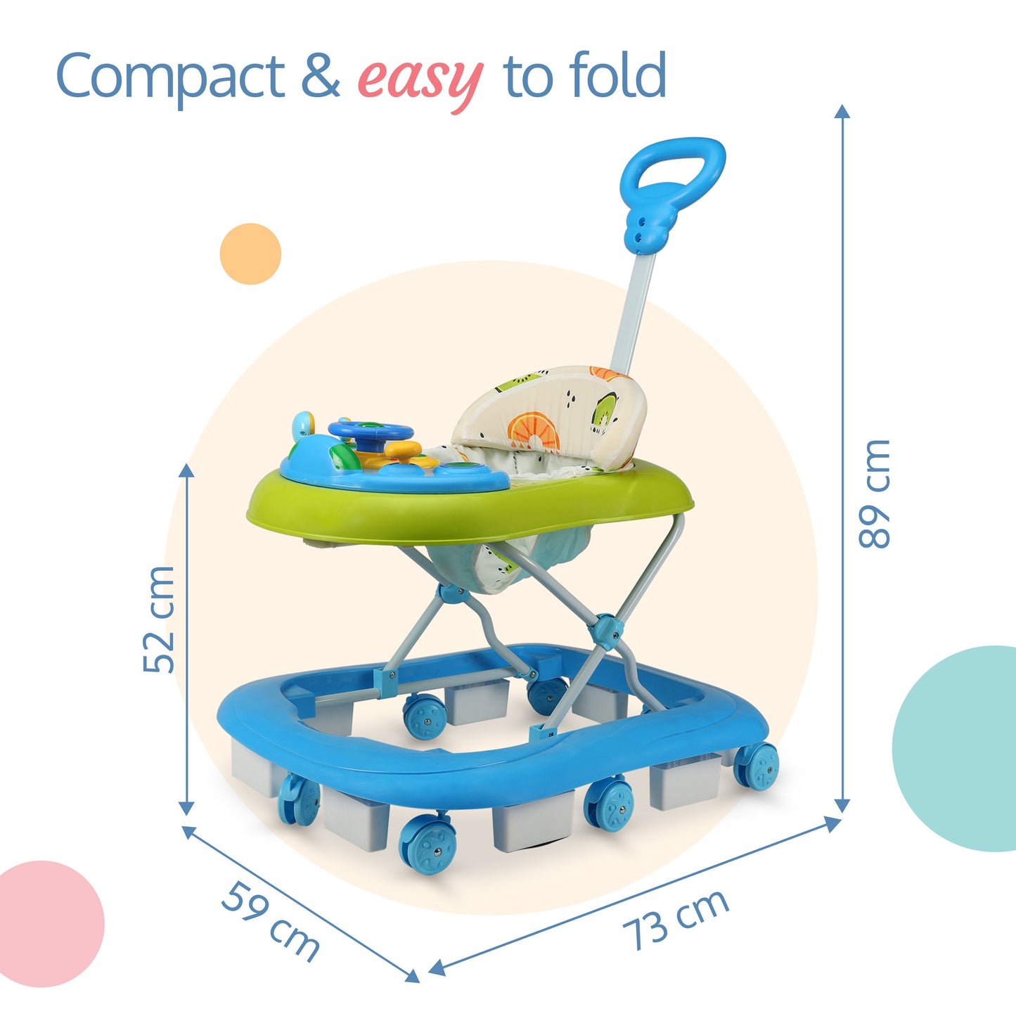 Sunshine Baby Walker (Blue)