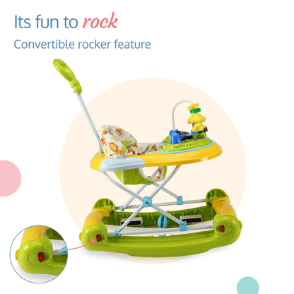 Comfy Baby Walker & Rocker (Green)