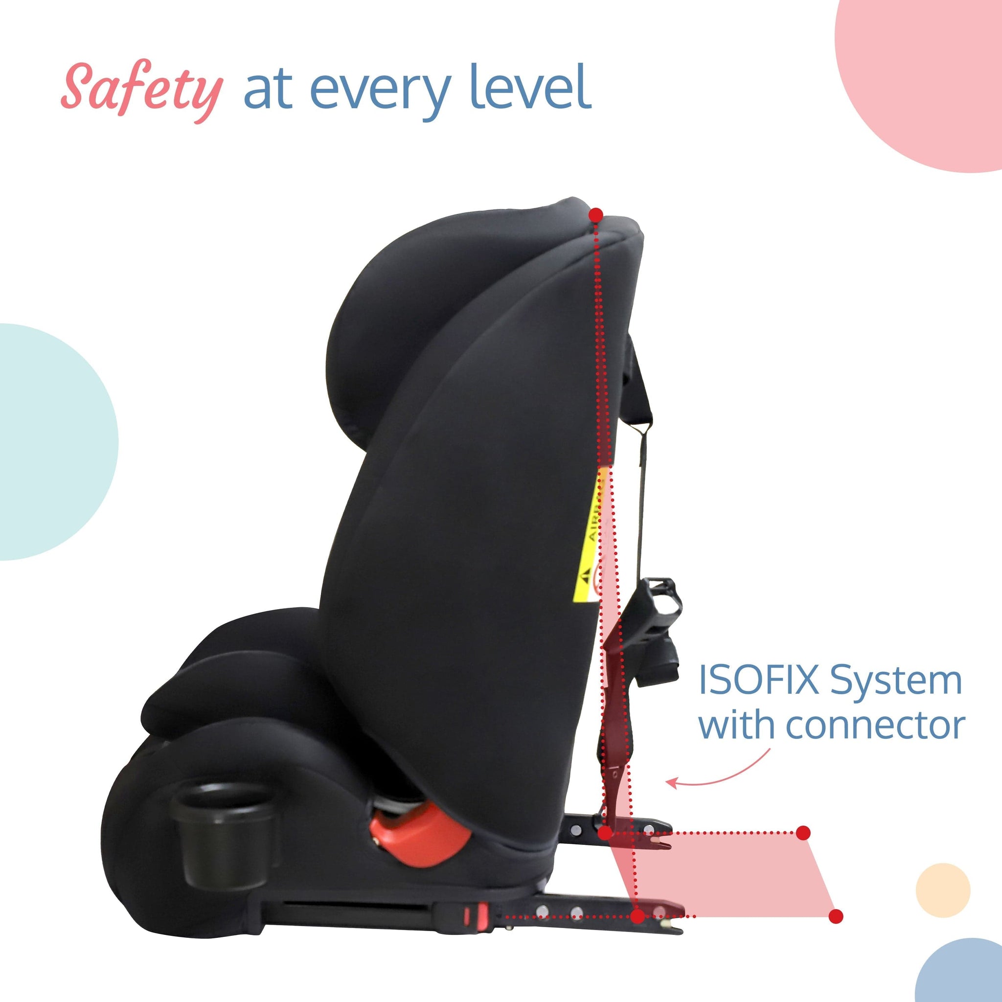 LuvLap Royal Isofix Baby Car Seat for Baby & Kids with Top Tether