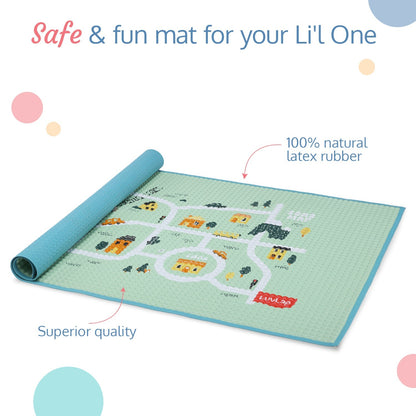 Air-Filled Waterproof Baby Play Mat - Cityscape