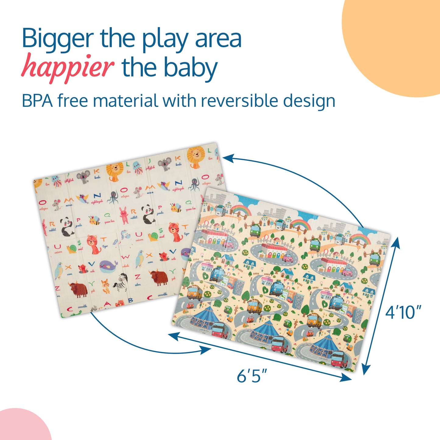 Wild Woods Double Sided Water Proof Baby Play Mat