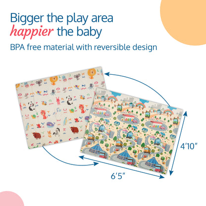 Wild Woods Double Sided Water Proof Baby Play Mat