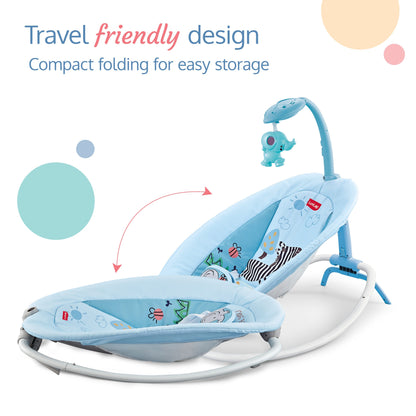 Joy-N-Giggles Baby Rocker, Blue