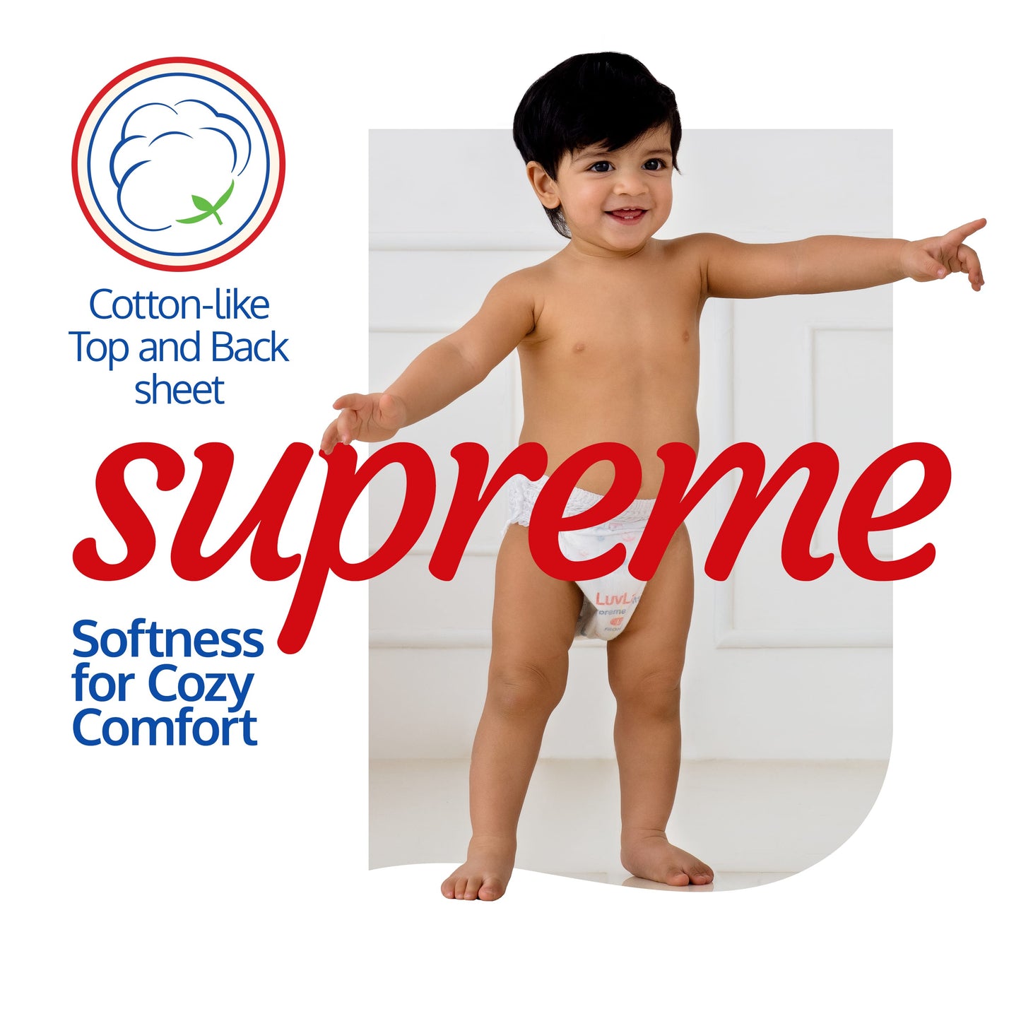 Supreme Unisex Diaper Pants XXL, 15-25Kg, 24Pc