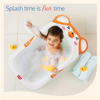 Bubble Baby Bath Tub (Orange)