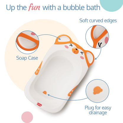 Bubble Baby Bath Tub (Orange)