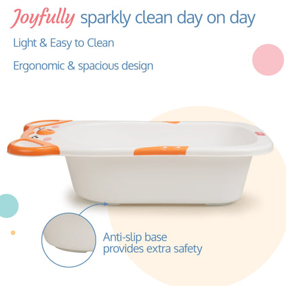 Bubble Baby Bath Tub (Orange)