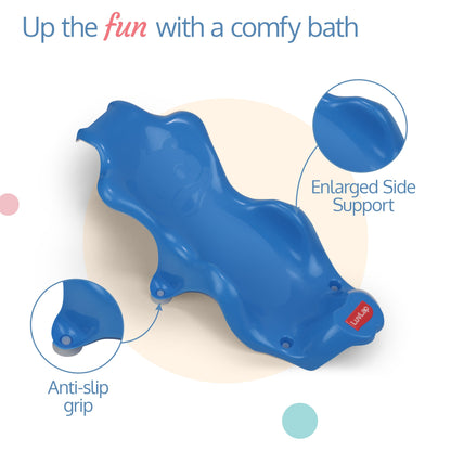 Anti Slip Baby Plastic Bath Chair (Blue)