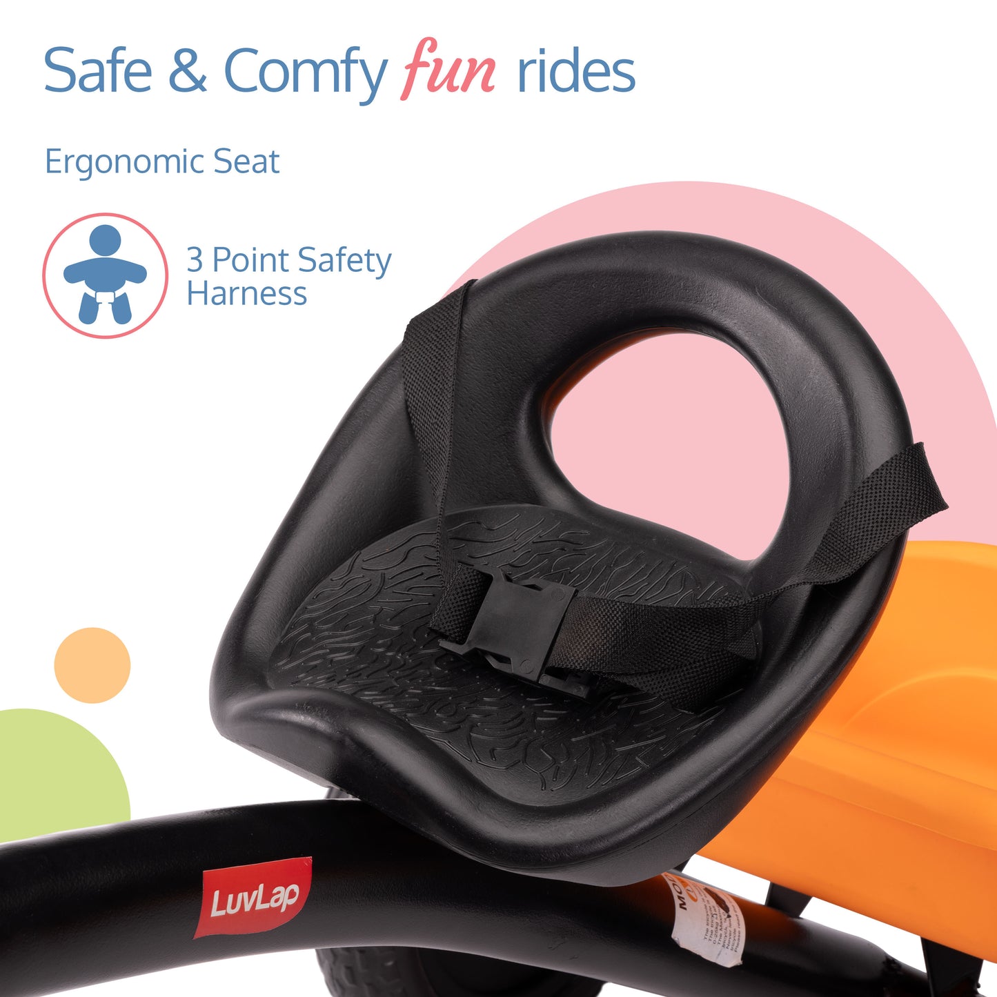 Joy Baby Cycle/Tricycle for Kids - Orange