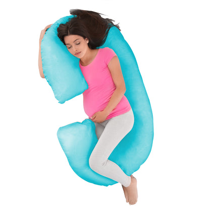 C - Shaped Pregnancy Pillow - Blue Radiance