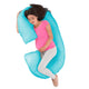 C - Shaped Pregnancy Pillow - Blue Radiance