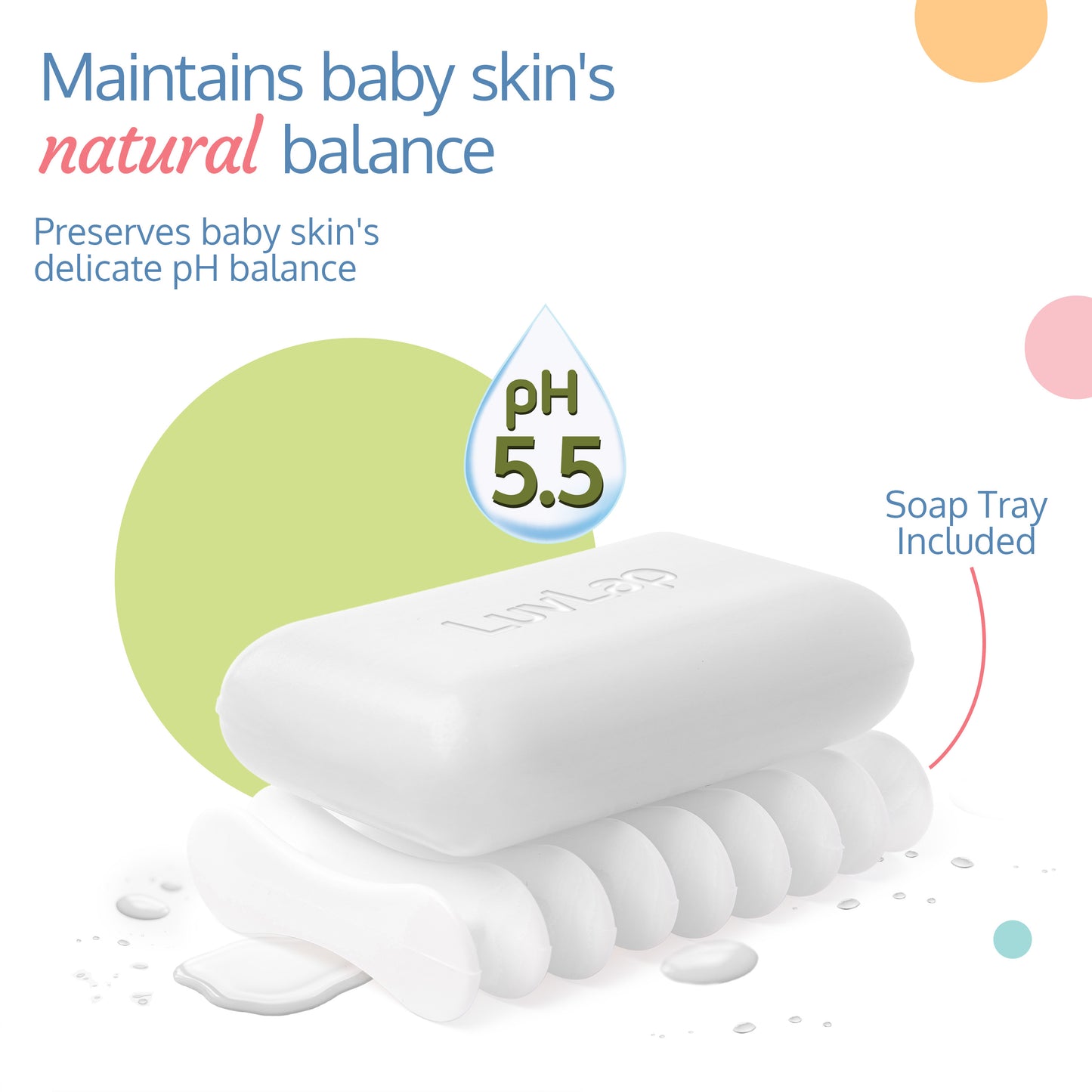 Moisturizing Baby Bathing Bar - 75g - Pack of 3