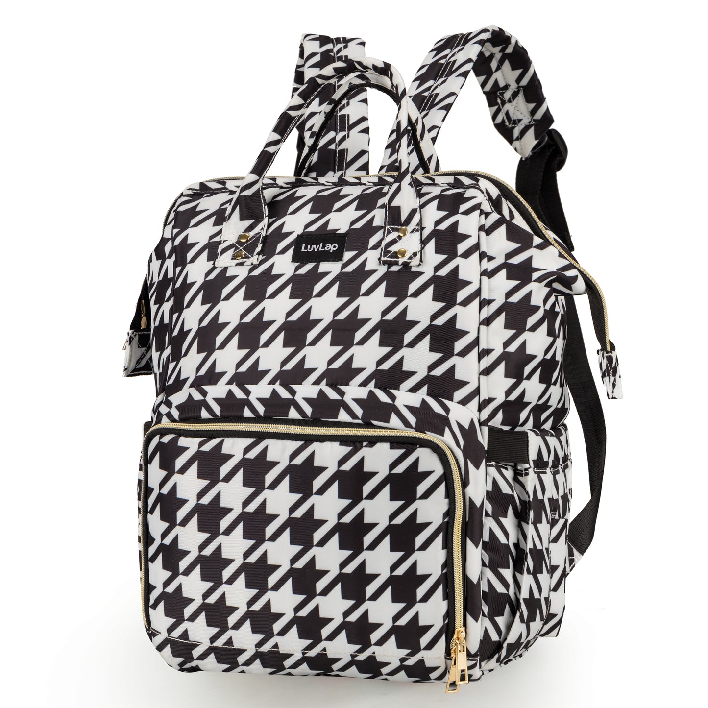Multifunctional Waterproof Diaper Bag - Black and White