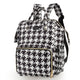 Multifunctional Waterproof Diaper Bag - Black and White