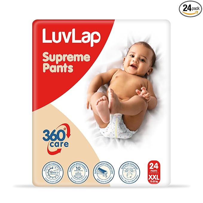 Supreme Diaper Pants XXL, 15-25Kg, 24Pc