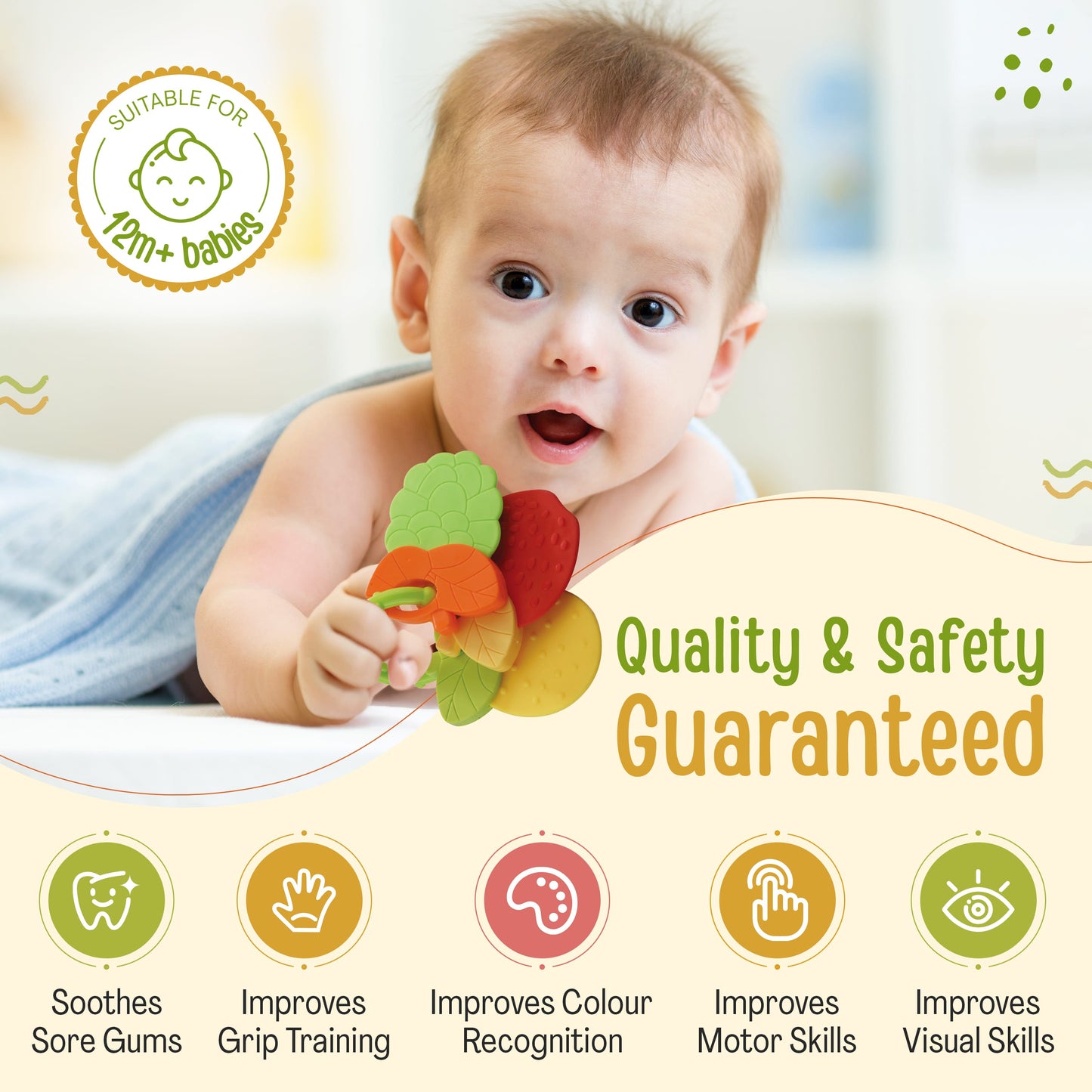 Luvlap Toy Fruit Teether