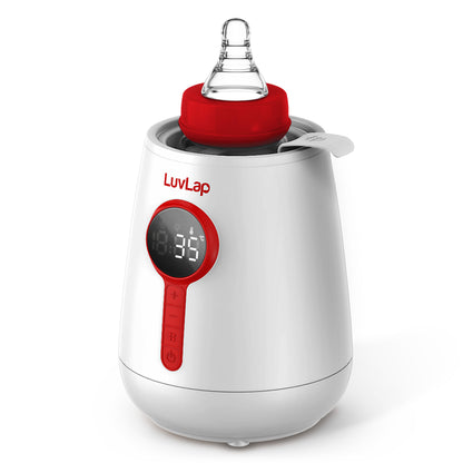LuvLap Glory Electric Bottle Warmer for Breastmilk and Formula - Electric Fast Milk Bottle Heater, Baby Food Warmer with Timer and Auto Shut Off