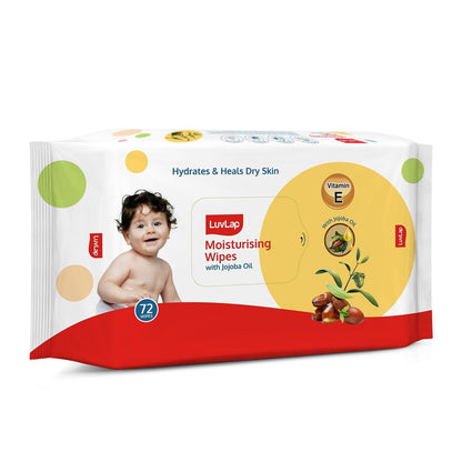 Jojoba Oil Baby Wipes, 72 Pcs