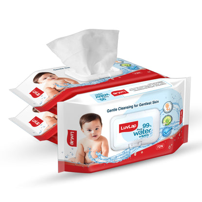 Paraben Free Baby Wipes for Sensitive Skin, Pack of 3