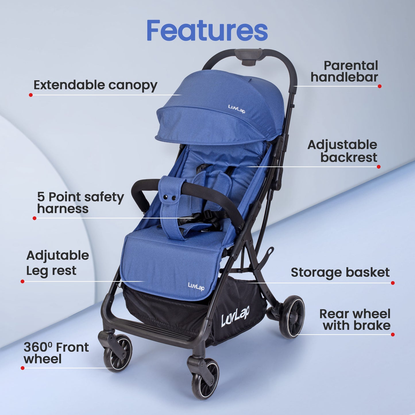 Regency Baby Stroller, Pram for 0 to 3 Years