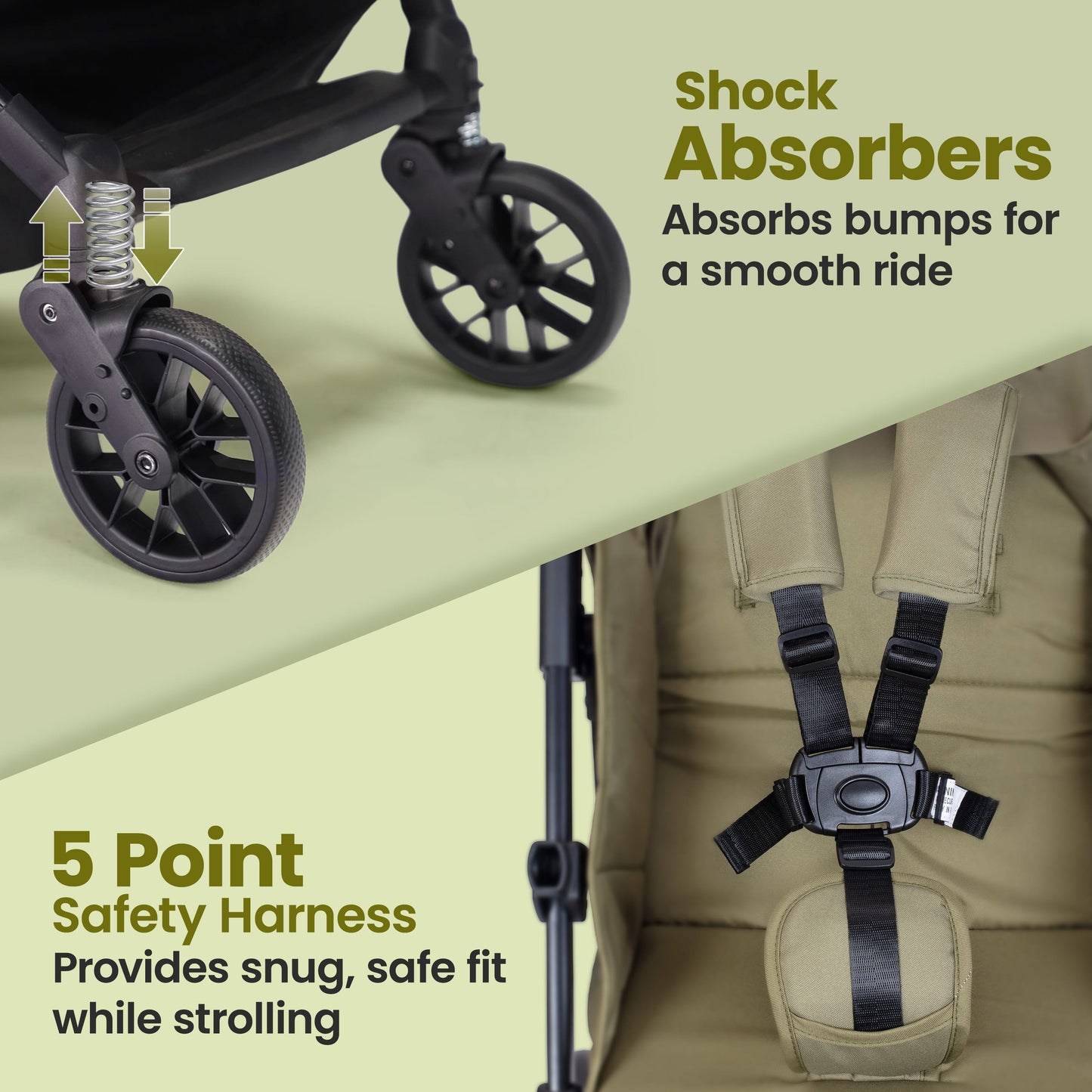 Elite Baby Stroller, Pram for 0 to 3 Years