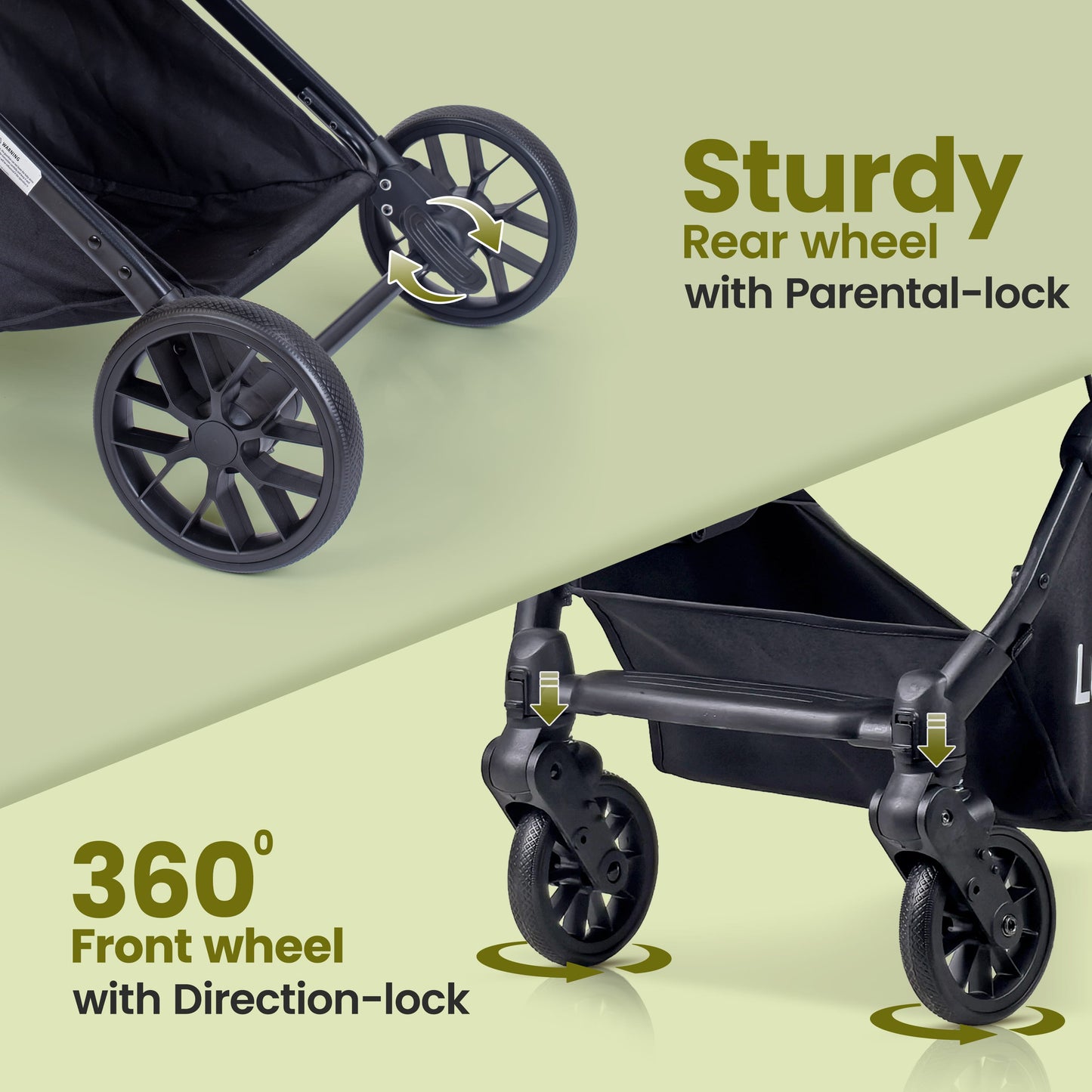 Elite Baby Stroller, Pram for 0 to 3 Years