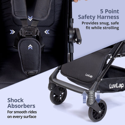 Comfy Baby Stroller, Pram for 0 to 3 Years, New Born/Toddler/Kid