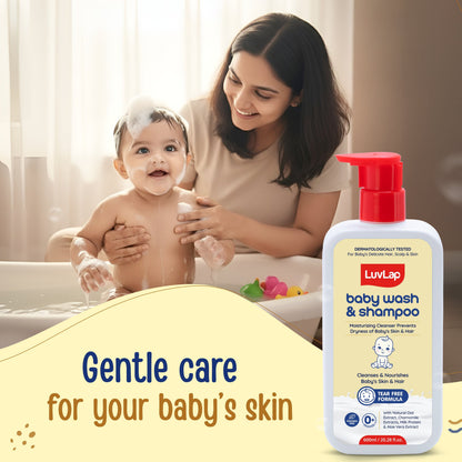 LuvLap Baby Wash & Shampoo - 600ml