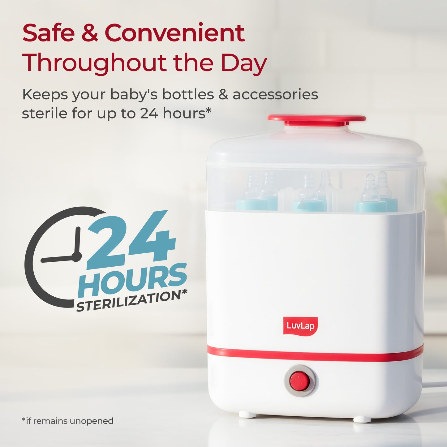 LuvLap 3-in-1 Electric Steam Sterilizer