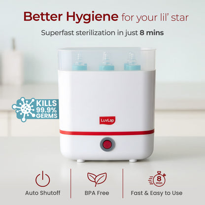 LuvLap 3-in-1 Electric Steam Sterilizer