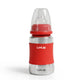 LuvLap Baby Steel Feeding Bottle 140ml Red