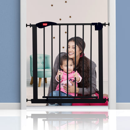 Indoor Baby Safety Gate, Black