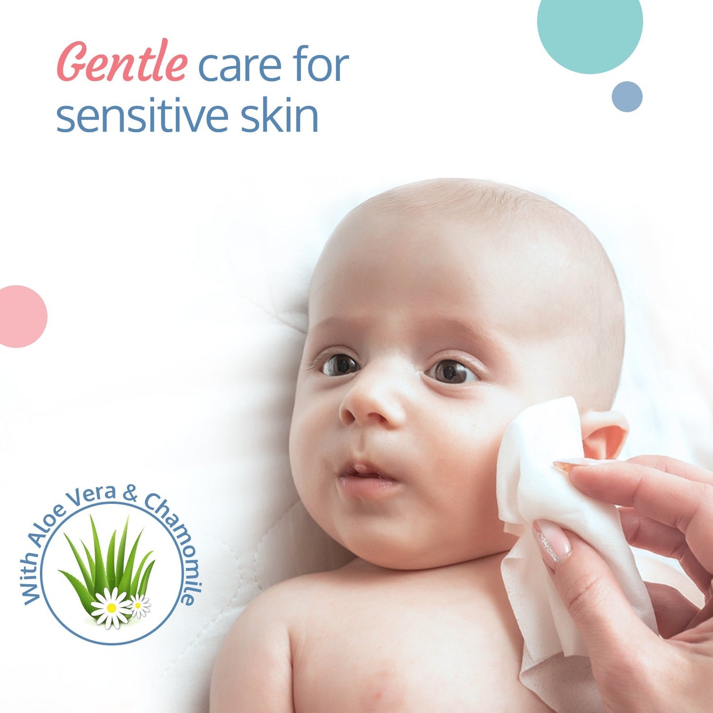 Sensitive Baby Wipes, 72 Pcs