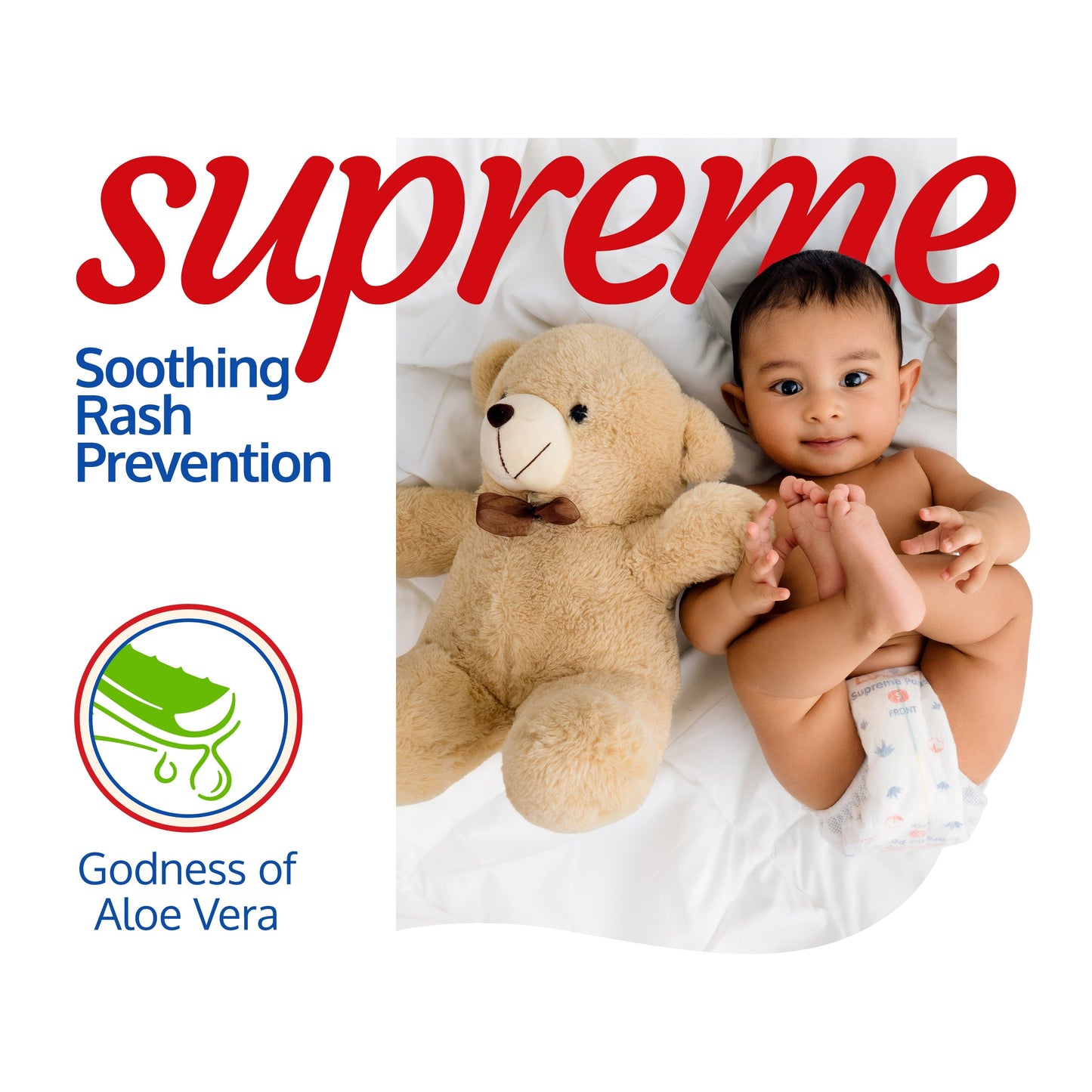 Supreme Diaper Pants Medium, 7 To 12Kg, 72 Pcs