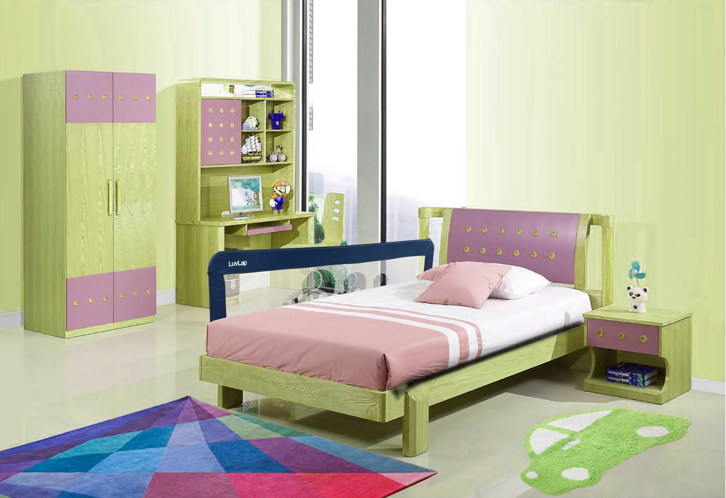 Baby Bed Rail, Blue