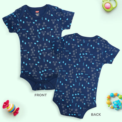 Baby Boys & Baby Girls  Pack Of 3 Half Sleeve Romper/Bodysuit 100% Cotton