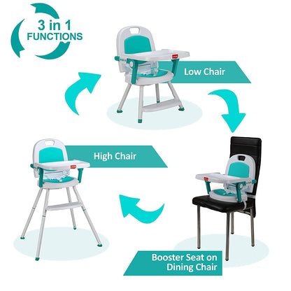 Cosmos 3-In-1 Baby High Chair, Green