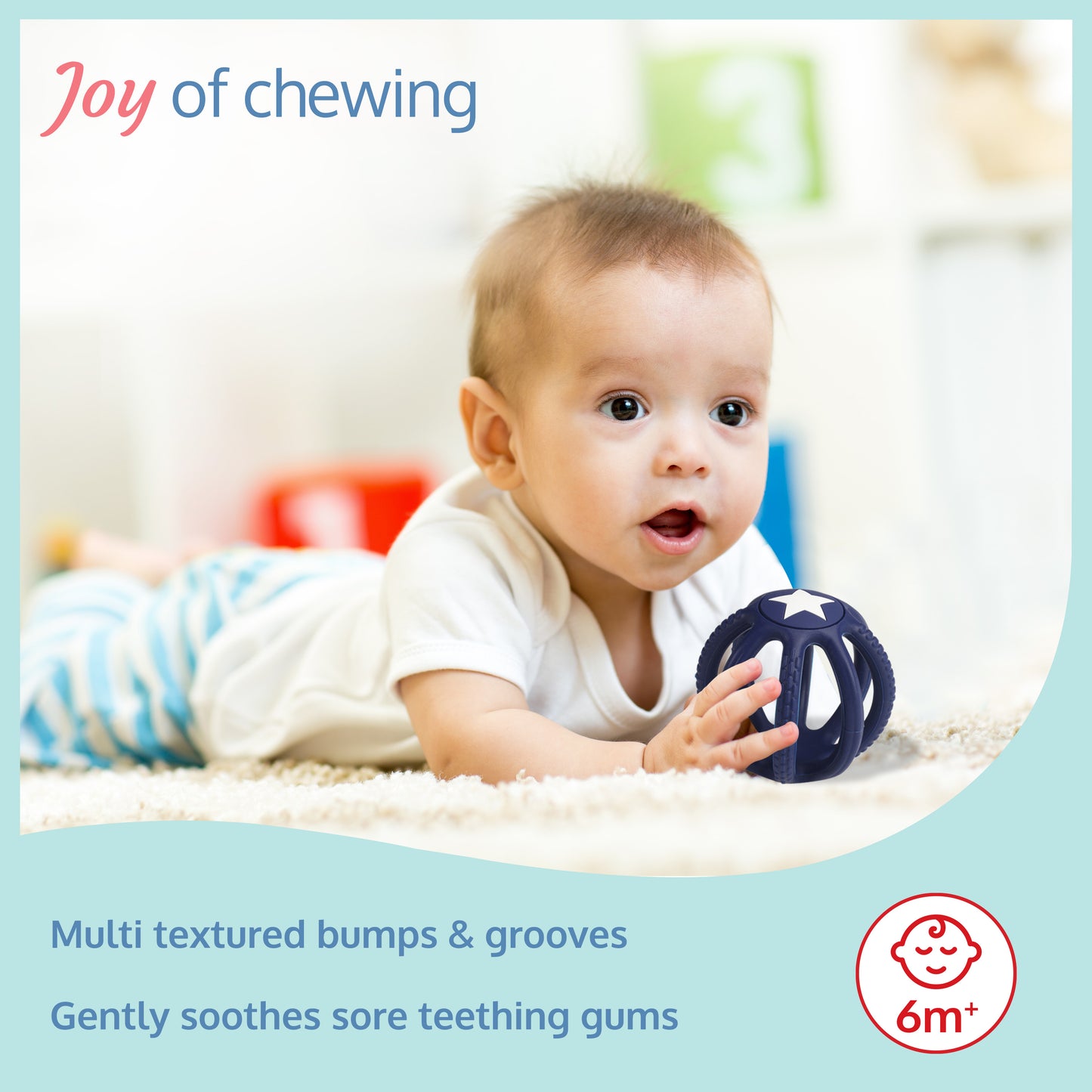 Baby Teether (Blue)