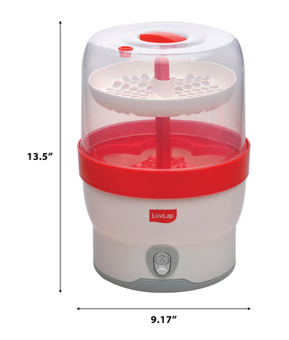Royal Electric Steam Sterilizer for 6 Feeding Bottles, BPA Free (White)