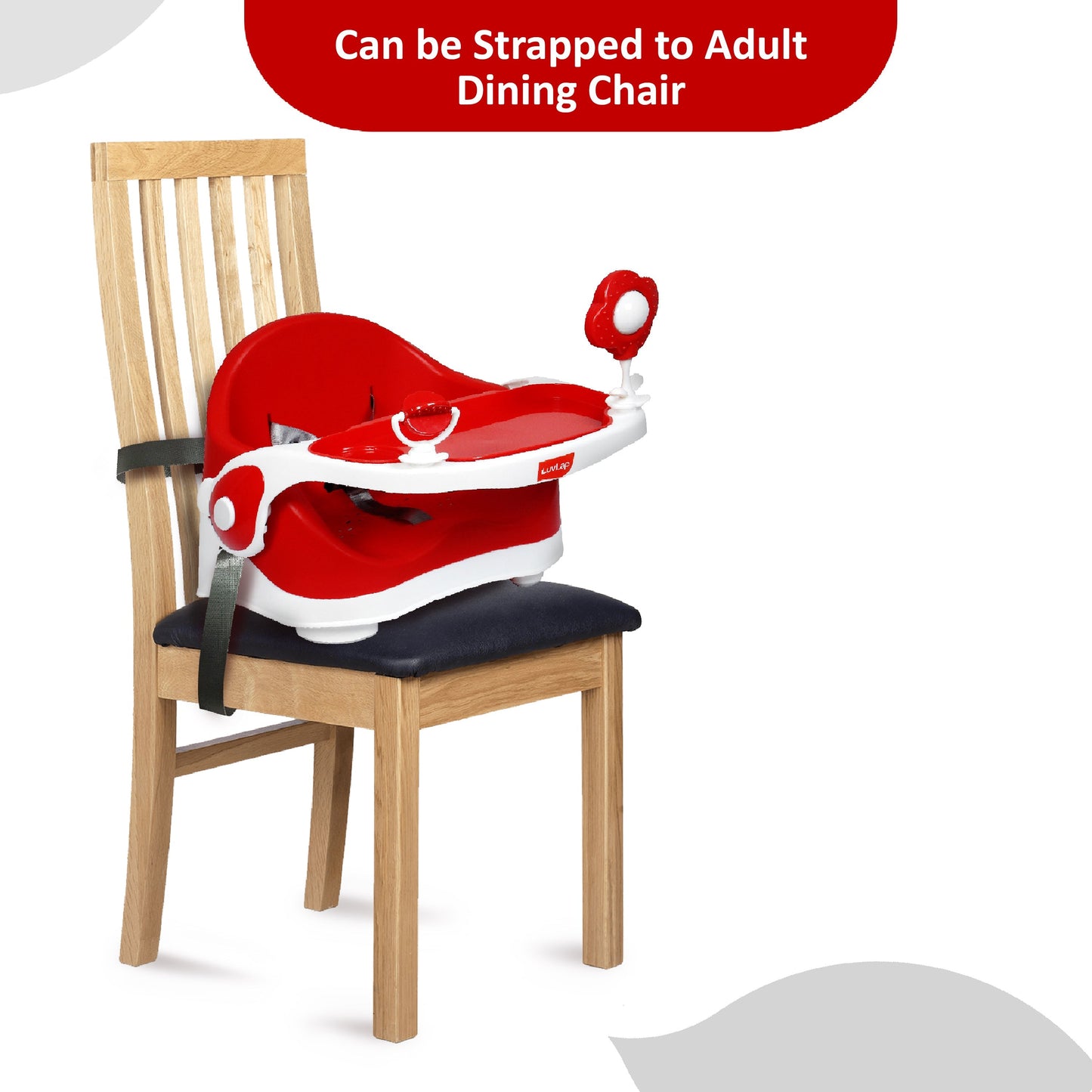 Springdale Baby Booster Seat, Red