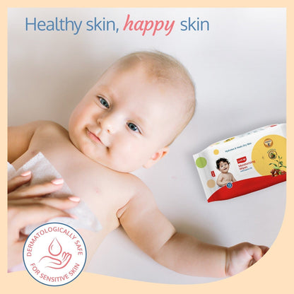 Jojoba Oil Baby Wipes, 72 Pcs