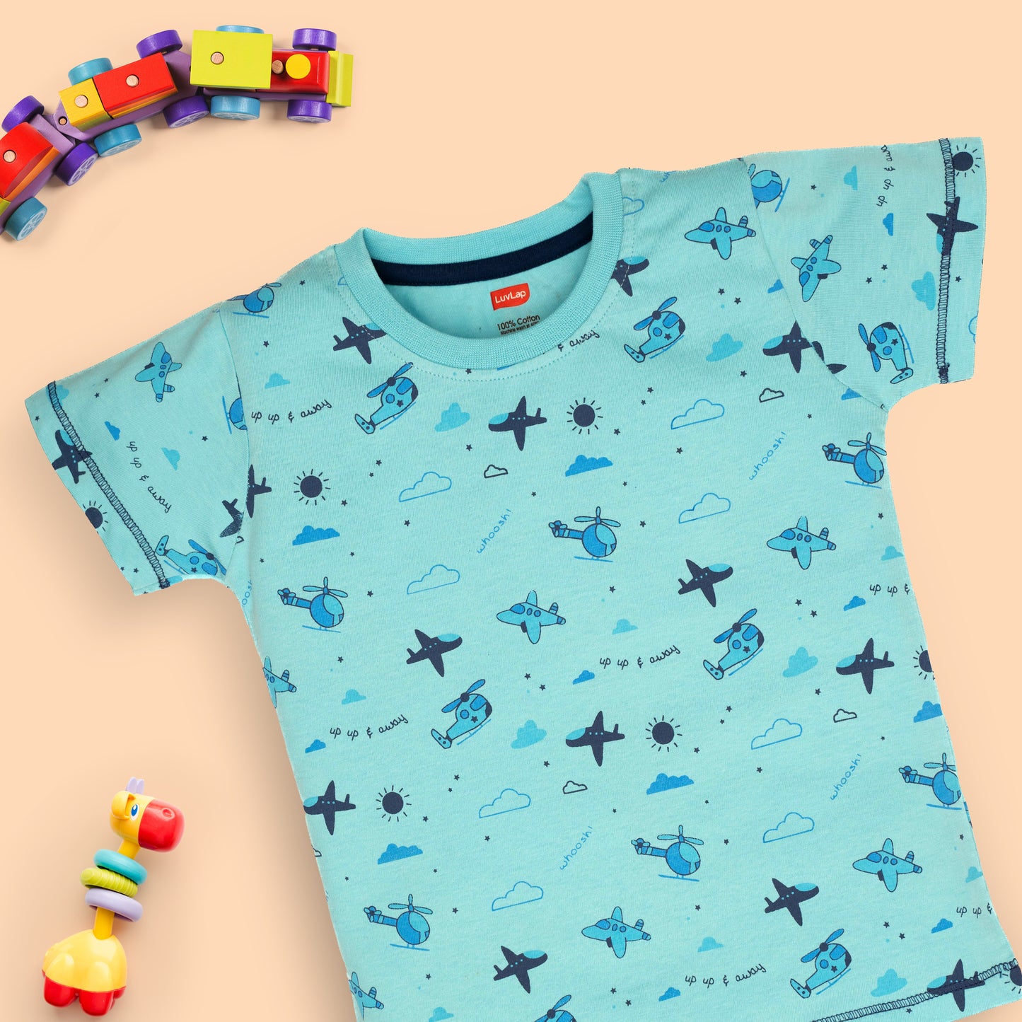 Boys Cotton H/S T-Shirt Co-Ord Set