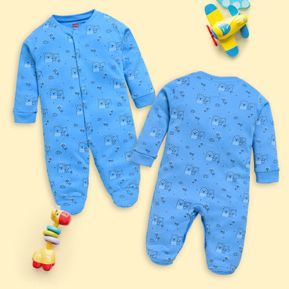 Baby Boys & Baby Girls  Pack Of 3 Full Sleeve Romper/Bodysuit 100% Cotton