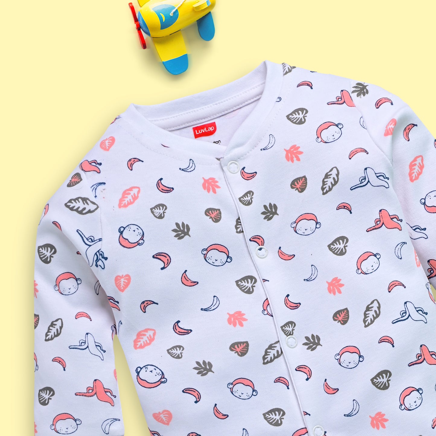 Baby Boys & Baby Girls  Pack Of 3 Full Sleeve Romper/Bodysuit 100% Cotton