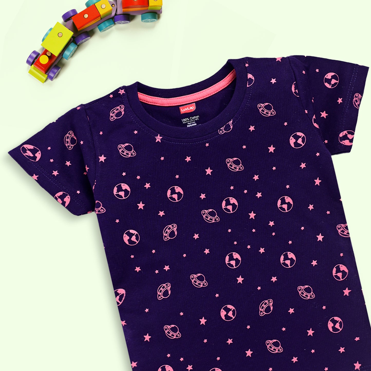 Baby Boys Pack Of 3 Half Sleeve T-Shirt & Shorts Set 100% Cotton