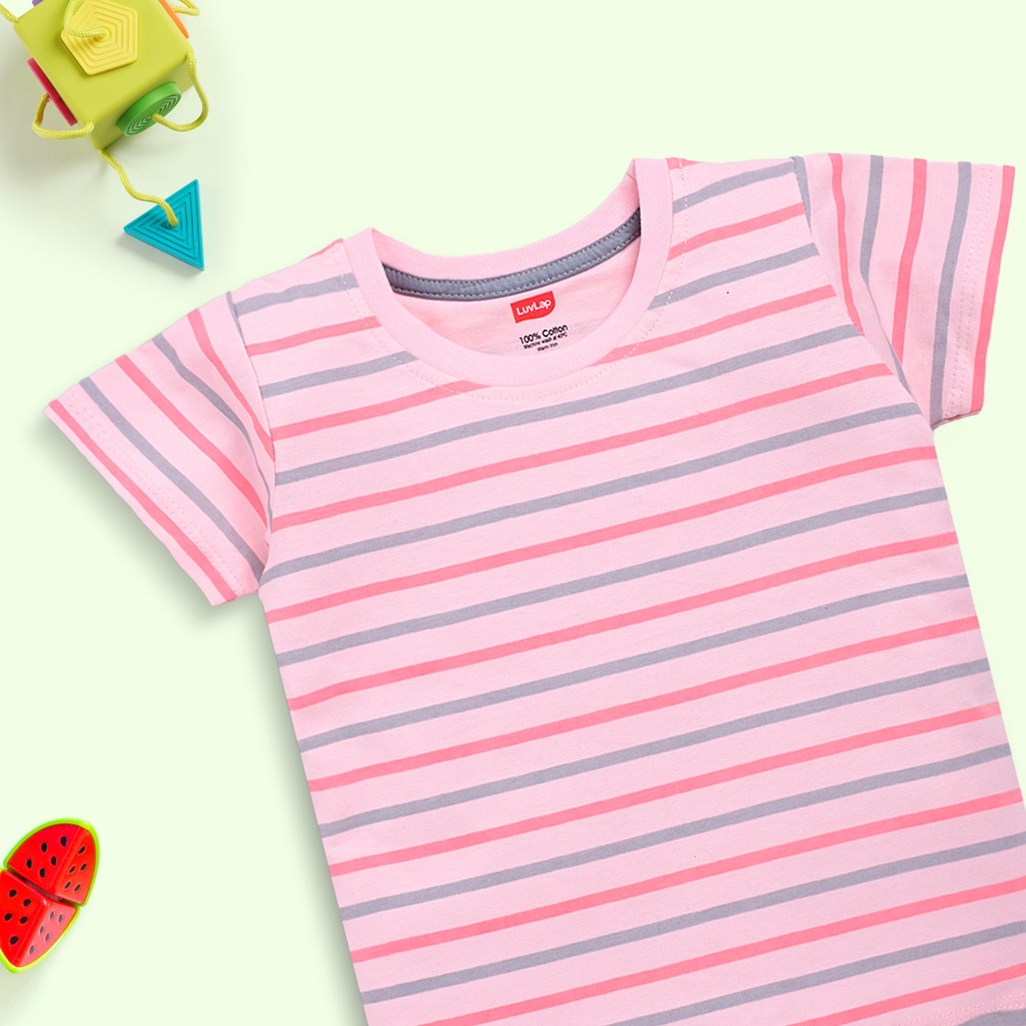 Baby Boys Pack Of 3 Half Sleeve T-Shirt & Shorts Set 100% Cotton