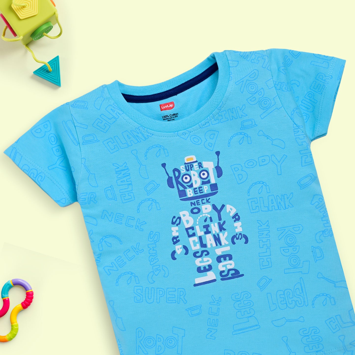 Boys Cotton H/S T-Shirt Co-Ord Set