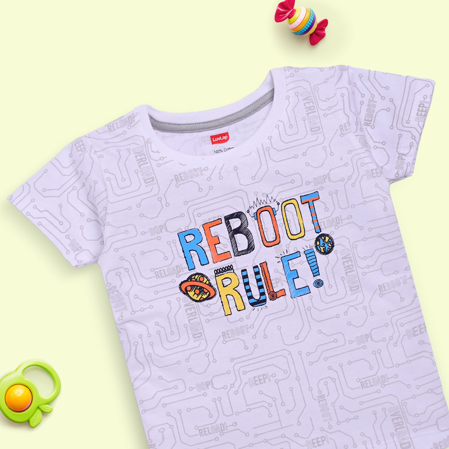 Boys Cotton H/S T-Shirt Co-Ord Set